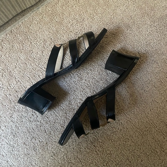 CHANEL slide block heel sandals sz37 - Picture 8 of 8